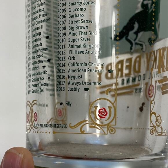 Official Kentucky Derby 145 12oz. Mint Julep Glass - Picture 3 of 4